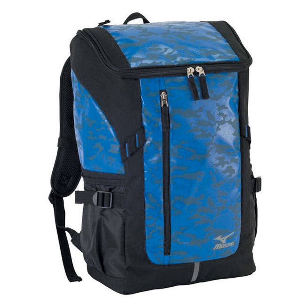 Mochila Mizuno Budo Back Pack Camo - Mulher - Azuis - YMNIX3052